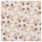 I Liebe mein Mastiff Stoff (Muster)