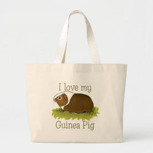 I Liebe mein Meerschweinchen Jumbo Stoffbeutel