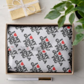 I LIEBE MEIN MEERSCHWEINCHEN SEIDENPAPIER (Geschenk)