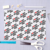 I LIEBE MEIN MEERSCHWEINCHEN SEIDENPAPIER (Handwerk)