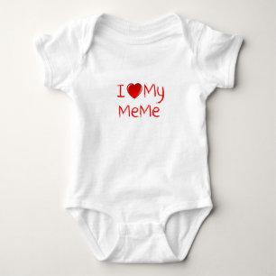 I Liebe mein MeMe Säuglings-u. Kleinkind-T - Shir Baby Strampler