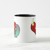 I Liebe mein Meyers Papagei Tasse (Zentrum)