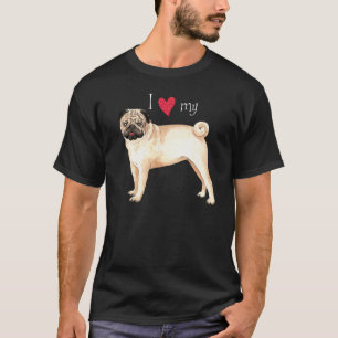 I Liebe mein Mops T-Shirt