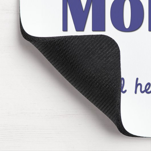 I Liebe mein Morkie (männlicher Hund) Mousepad (Ecke)