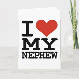 ****I LIEBE MEIN NEPHEW*** GEBURTSTAG KARTE