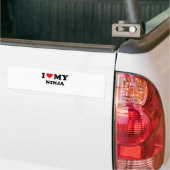 I Liebe mein Ninja Autoaufkleber (Auf Lkw)
