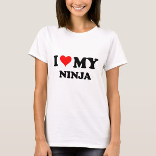 I Liebe mein Ninja T-Shirt
