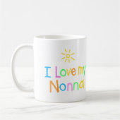 I Liebe mein Nonna Kaffeetasse (Links)