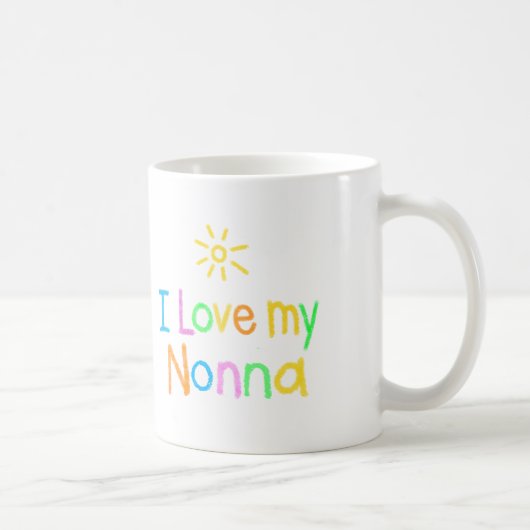 I Liebe mein Nonna Kaffeetasse (Rechts)