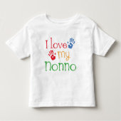 I Liebe mein Nonno (Handprints) Kleinkind T-shirt (Vorderseite)