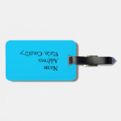 I Liebe mein norwegisches Elkhound Gepäckanhänger (Rückseite horizontal)