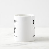 I Liebe mein norwegisches Elkhound Kaffeetasse (Mittel)