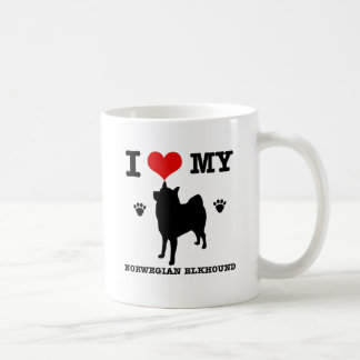 I Liebe mein norwegisches Elkhound Kaffeetasse