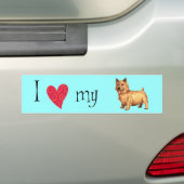 I Liebe mein Norwich-Terrier Autoaufkleber (Auf Auto)