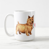 I Liebe mein Norwich-Terrier Kaffeetasse (Links)