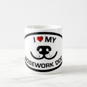 I Liebe mein Nosework Hund Kaffeetasse (Mittel)