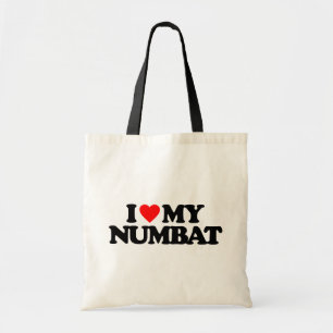 I LIEBE MEIN NUMBAT TRAGETASCHE