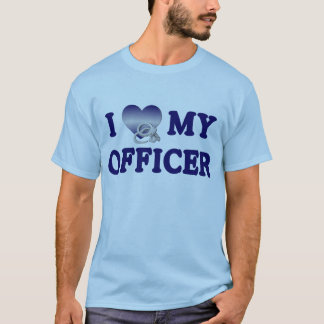 I Liebe mein Offizier T-Shirt