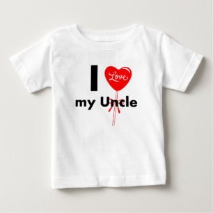 I Liebe mein Onkel Baby T-shirt