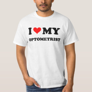 I Liebe mein Optometriker T-Shirt