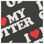 I LIEBE MEIN OTTER STOFF (Nahaufnahme)