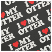 I LIEBE MEIN OTTER STOFF (Muster)