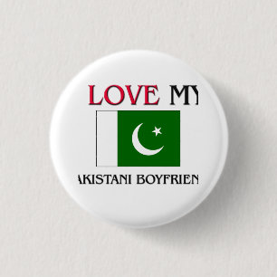 I Liebe mein pakistanischer Freund Button