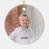 I Liebe Mein Papa-Foto Keramik Ornament (Hinten)