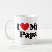 I Liebe mein Papa Kaffeetasse (Links)