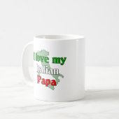 I Liebe mein Papa Kaffeetasse (Vorderseite Links)