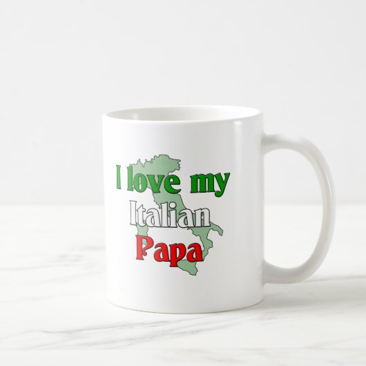 I Liebe mein Papa Kaffeetasse (Rechts)