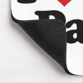 I Liebe mein Papa Mousepad (Ecke)