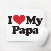 I Liebe mein Papa Mousepad (Mit Mouse)