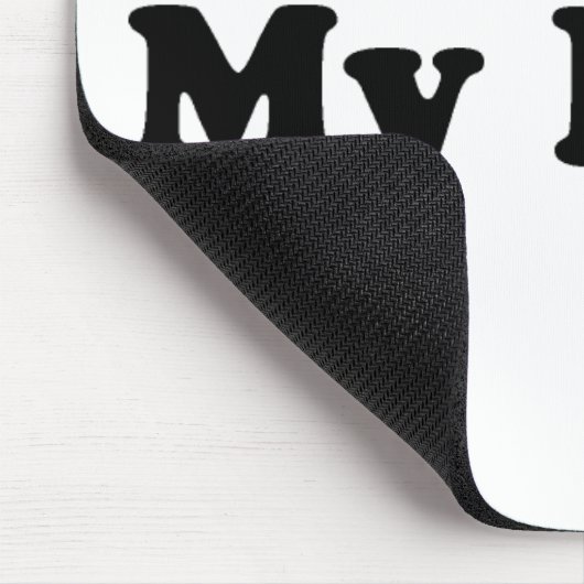 I Liebe mein Papa Mousepad (Ecke)