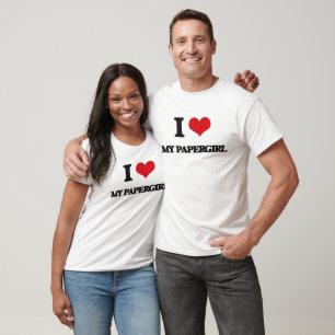 I Liebe mein Papergirl T-Shirt