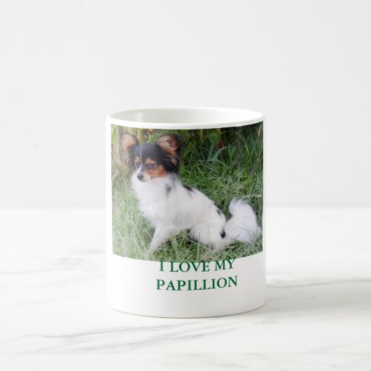 I LIEBE MEIN PAPILLION KAFFEETASSE (Mittel)