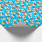 I Liebe mein Papillon Geschenkpapier (Ecke)