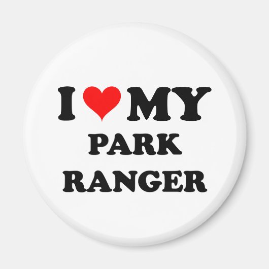 I Liebe Mein Park Ranger Magnet (Vorne)