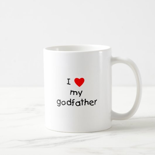 I Liebe mein Pate Kaffeetasse (Rechts)