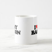 I LIEBE MEIN PAVIAN KAFFEETASSE (Mittel)