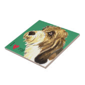 I Liebe mein PBGV Fliese (Seite)