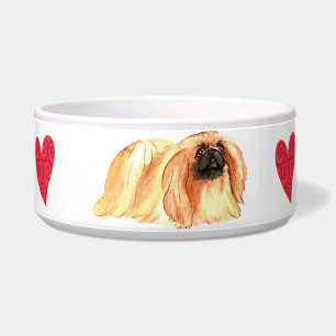 I Liebe mein Pekingese Napf