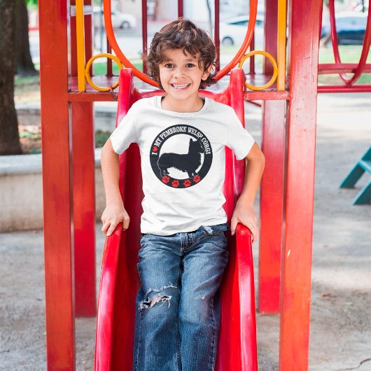 I Liebe Mein Pembroke Walisischer Corgi T - Shirt