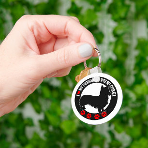 I Liebe Mein Pembroke Welsh Corgi Schlüsselanhänger