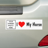 I Liebe mein Pferd Autoaufkleber (Auf Auto)