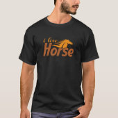 i Liebe mein Pferd T-Shirt (Vorderseite)