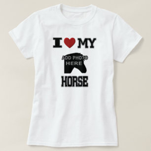 I LIEBE MEIN PFERDET - Shirt - ADDIEREN SIE IHR