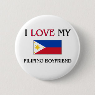I Liebe mein philippinischer Freund Button