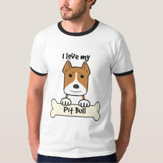 I Liebe mein Pitbull T-Shirt