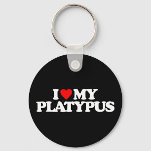 I LIEBE MEIN PLATYPUS SCHLÜSSELANHÄNGER